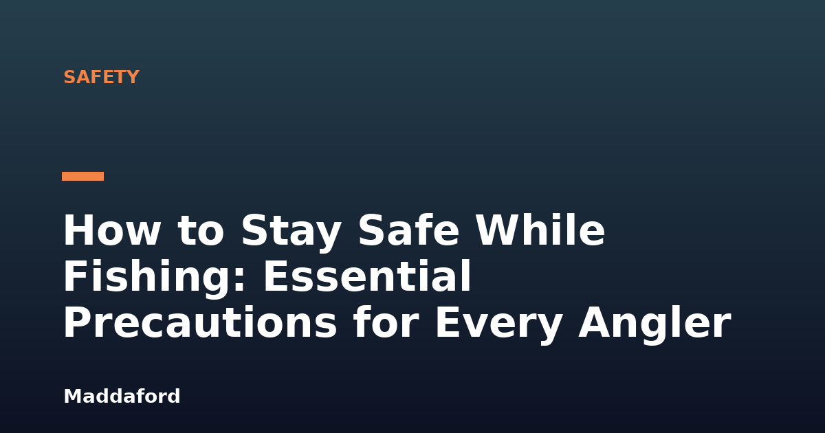 How to Stay Safe While Fishing: Essential Precautions for Every Angler